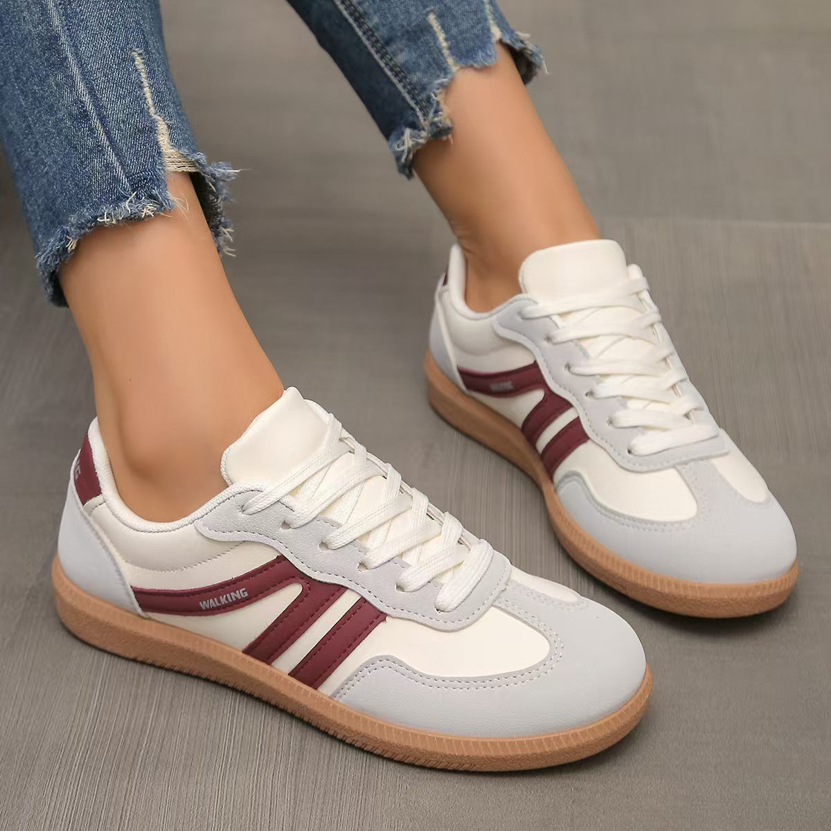 Humtto Women’s Suede Orthopedic Sneakers – Spring Autumn Comfort