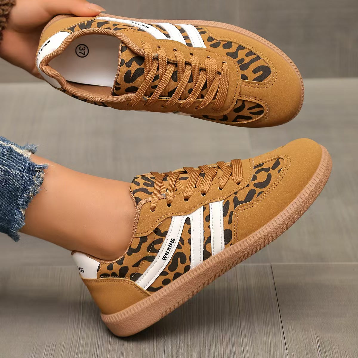 Humtto Women’s Suede Orthopedic Sneakers – Spring Autumn Comfort
