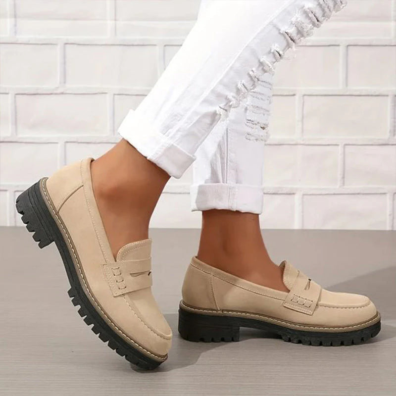 Womens Orthopedic Platform Loafers | All-Day Comfort & Adjustable Fit