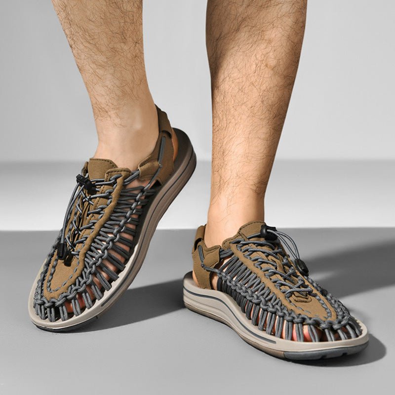 Humtto Leather Air Tread Sandals with Supportive Cushioning - Humtto UK