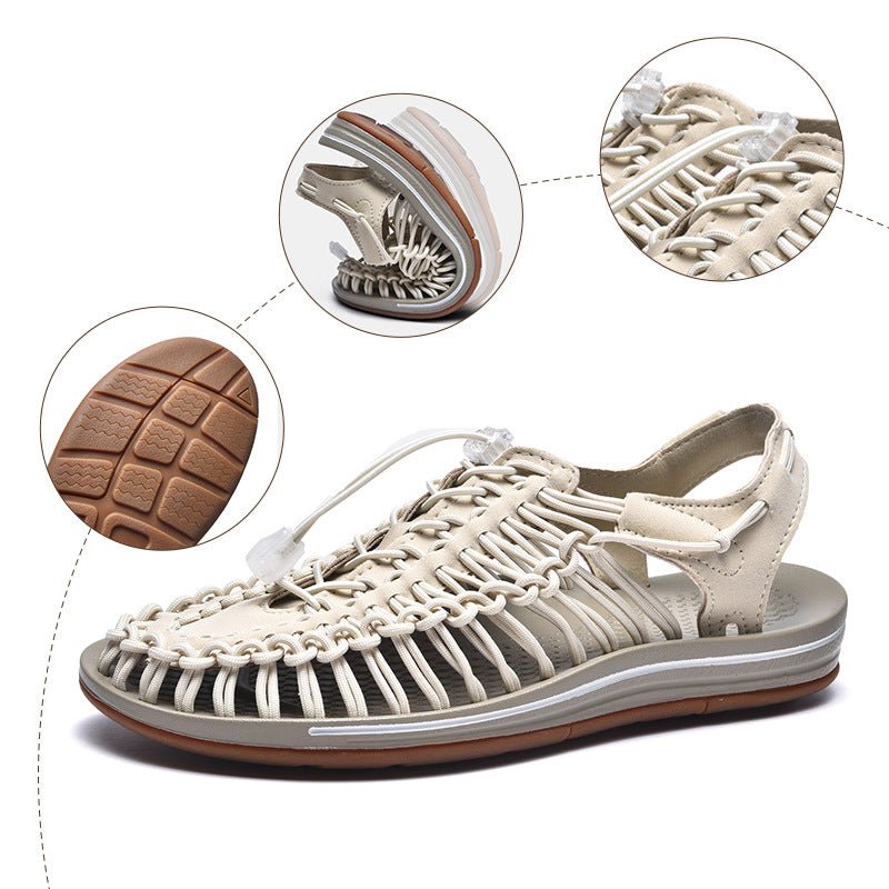 Humtto Leather Air Tread Sandals with Supportive Cushioning - Humtto UK