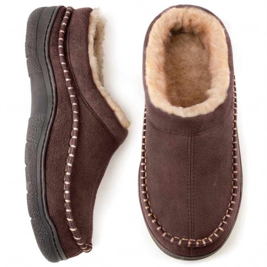 Unisex Orthopedic House Slippers – Warm Fleece | Wide Fit | Supportive Cushioning