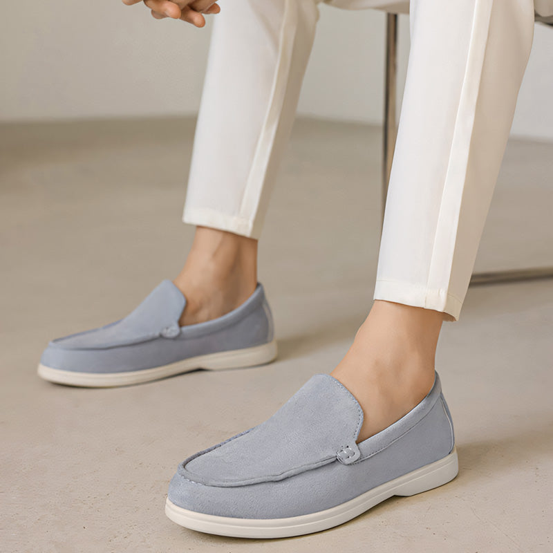 Humtto Classic Wide Fit Suede Loafers for Men | Bunion Relief & Orthopedic Comfort