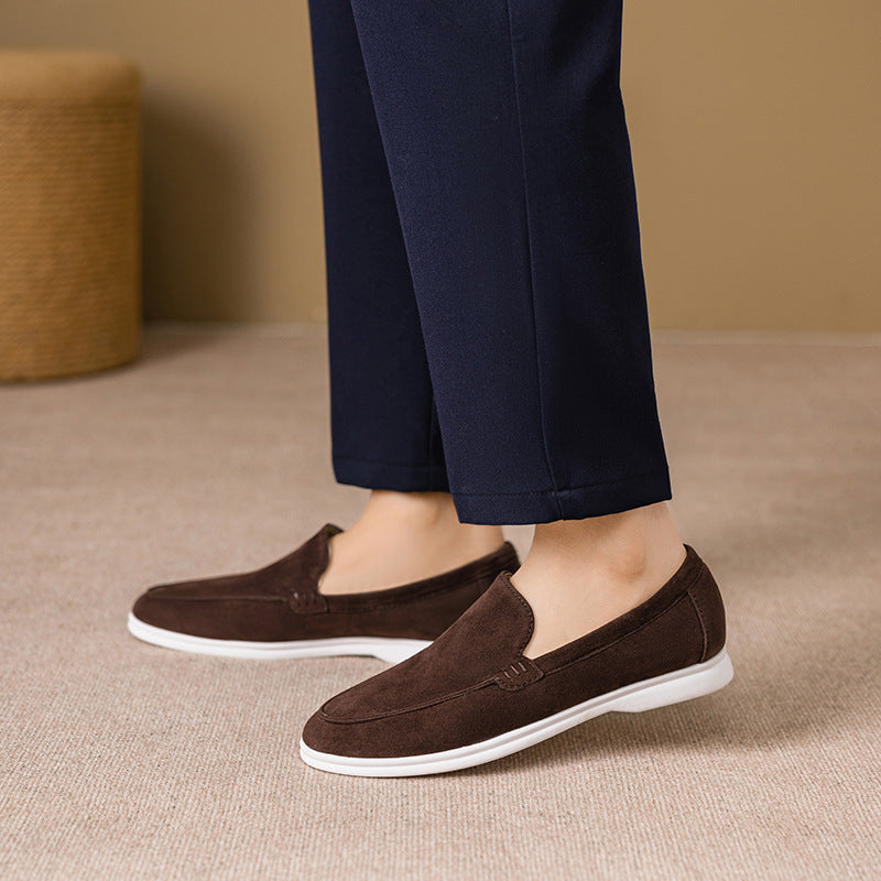 Humtto Classic Wide Fit Suede Loafers for Men | Bunion Relief & Orthopedic Comfort