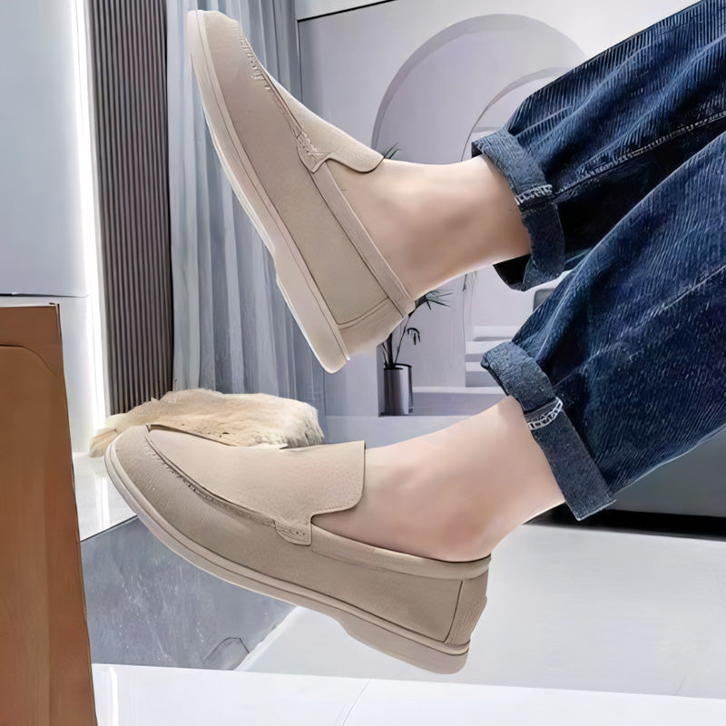 Humtto Classic Wide Fit Suede Loafers for Men | Bunion Relief & Orthopedic Comfort