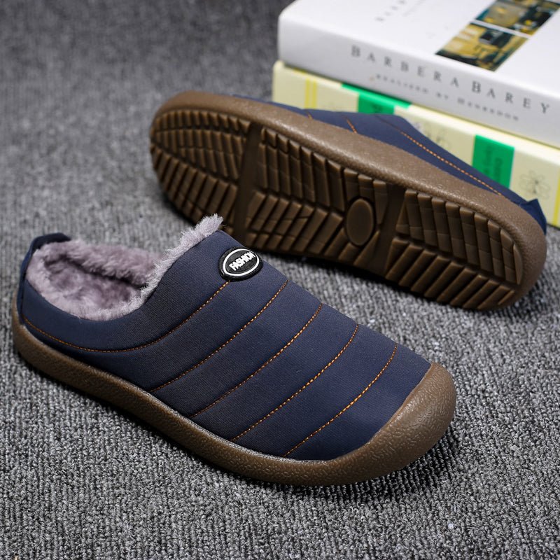 Unisex Warm Winter Clogs | Fleece-Lined Wide Toe Comfort Slippers