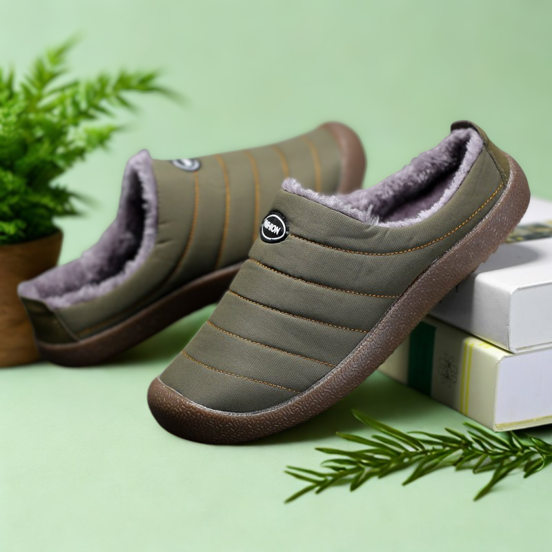 Humtto Unisex Wide Toe Winter Slippers | Orthopedic Plush Indoor Shoes for Foot Pain Relief