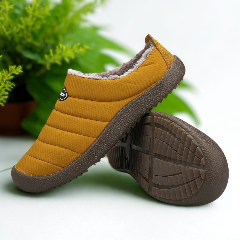 Humtto Unisex Wide Toe Winter Slippers | Orthopedic Plush Indoor Shoes for Foot Pain Relief