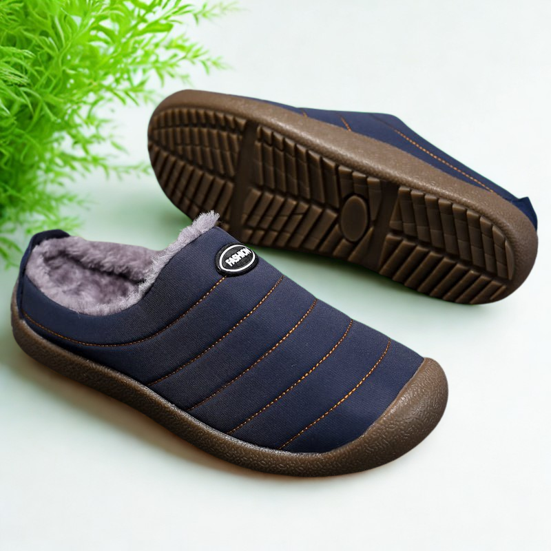 Humtto Unisex Wide Toe Winter Slippers | Orthopedic Plush Indoor Shoes for Foot Pain Relief