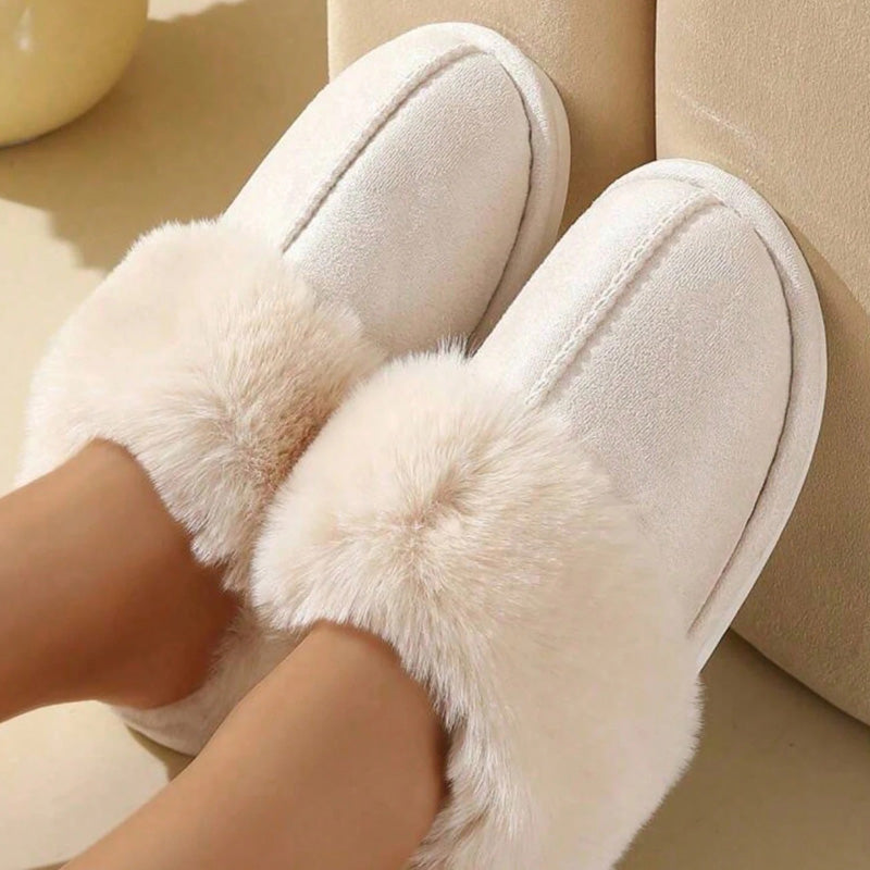 Humtto Women’s Comfortable Warm Slippers–Faux Fur,Anti Slip,Foot Care