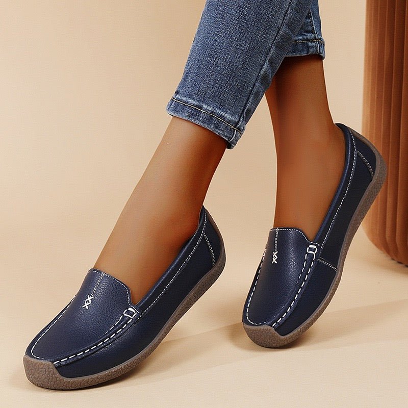 Humtto Women's Orthopedic Slip - Ons: Soft Leather, Great Value - Humtto UK