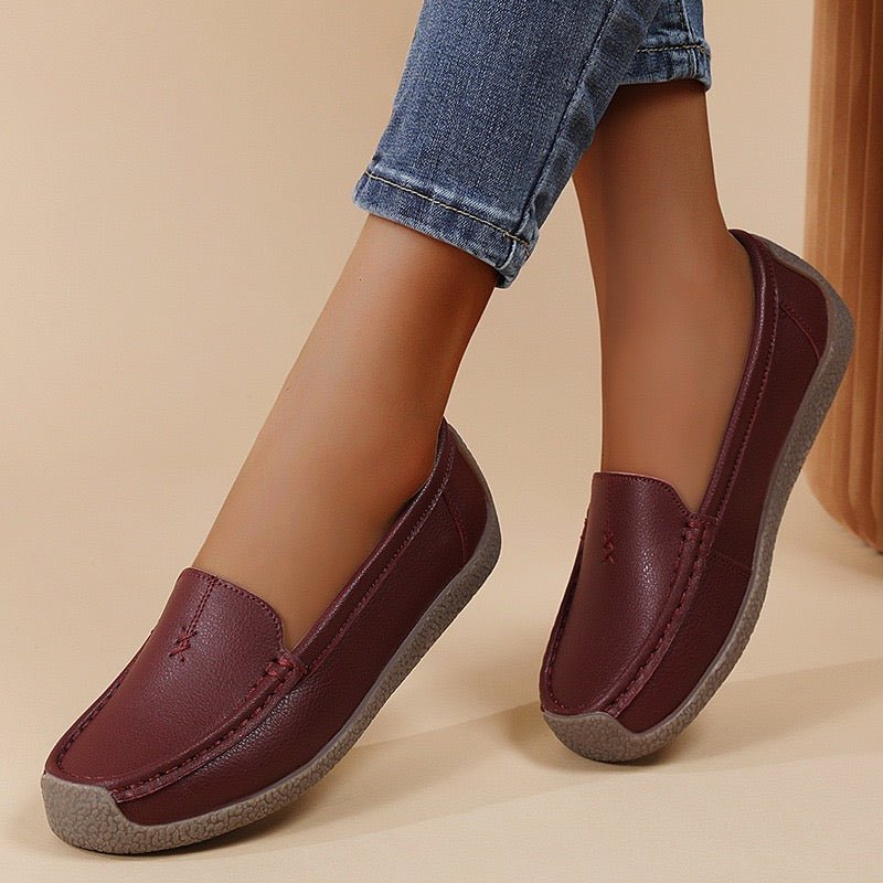 Humtto Women's Orthopedic Slip - Ons: Soft Leather, Great Value - Humtto UK