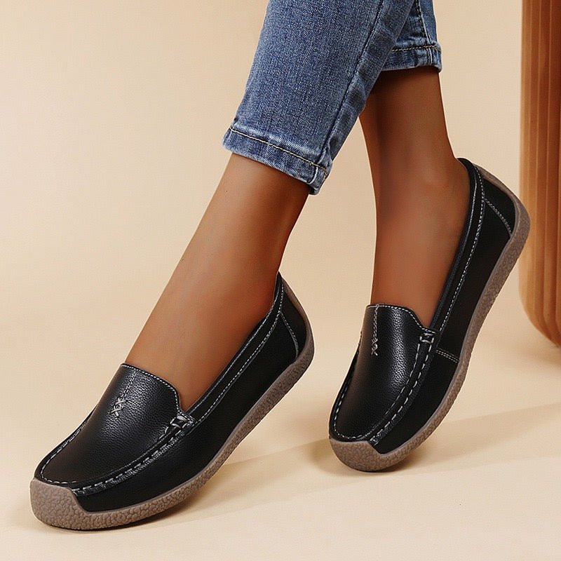 Humtto Women's Orthopedic Slip - Ons: Soft Leather, Great Value - Humtto UK