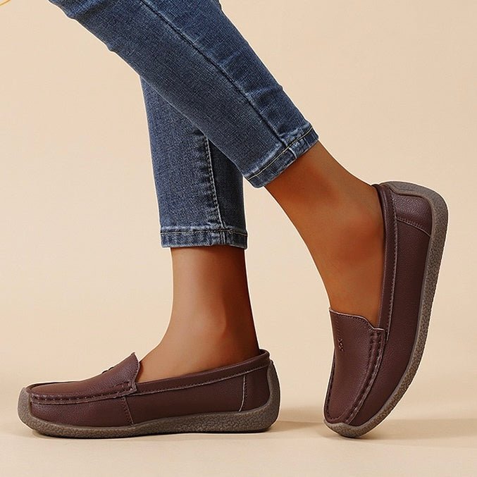 Humtto Women's Orthopedic Slip - Ons: Soft Leather, Great Value - Humtto UK