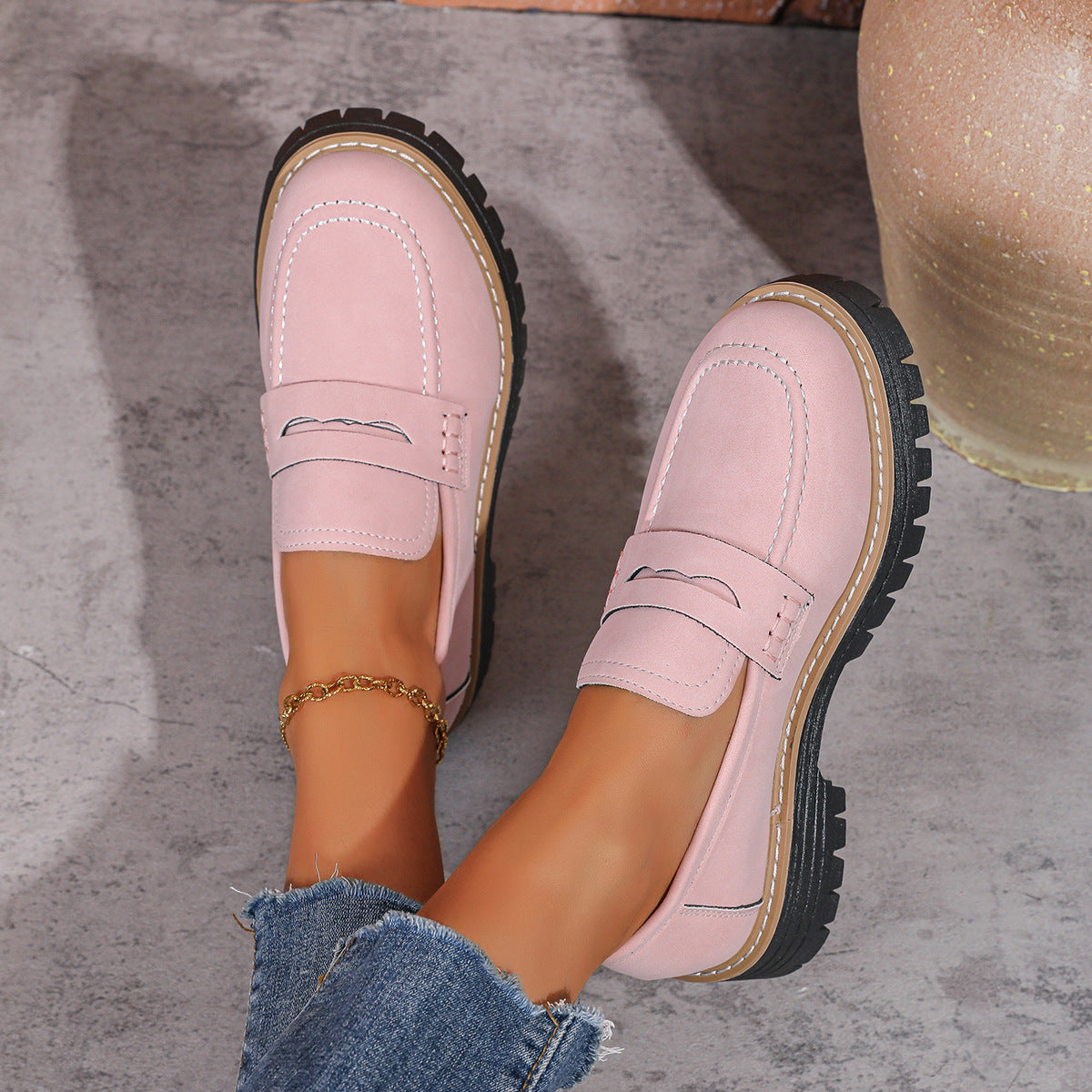 Womens Orthopedic Platform Loafers | All-Day Comfort & Adjustable Fit