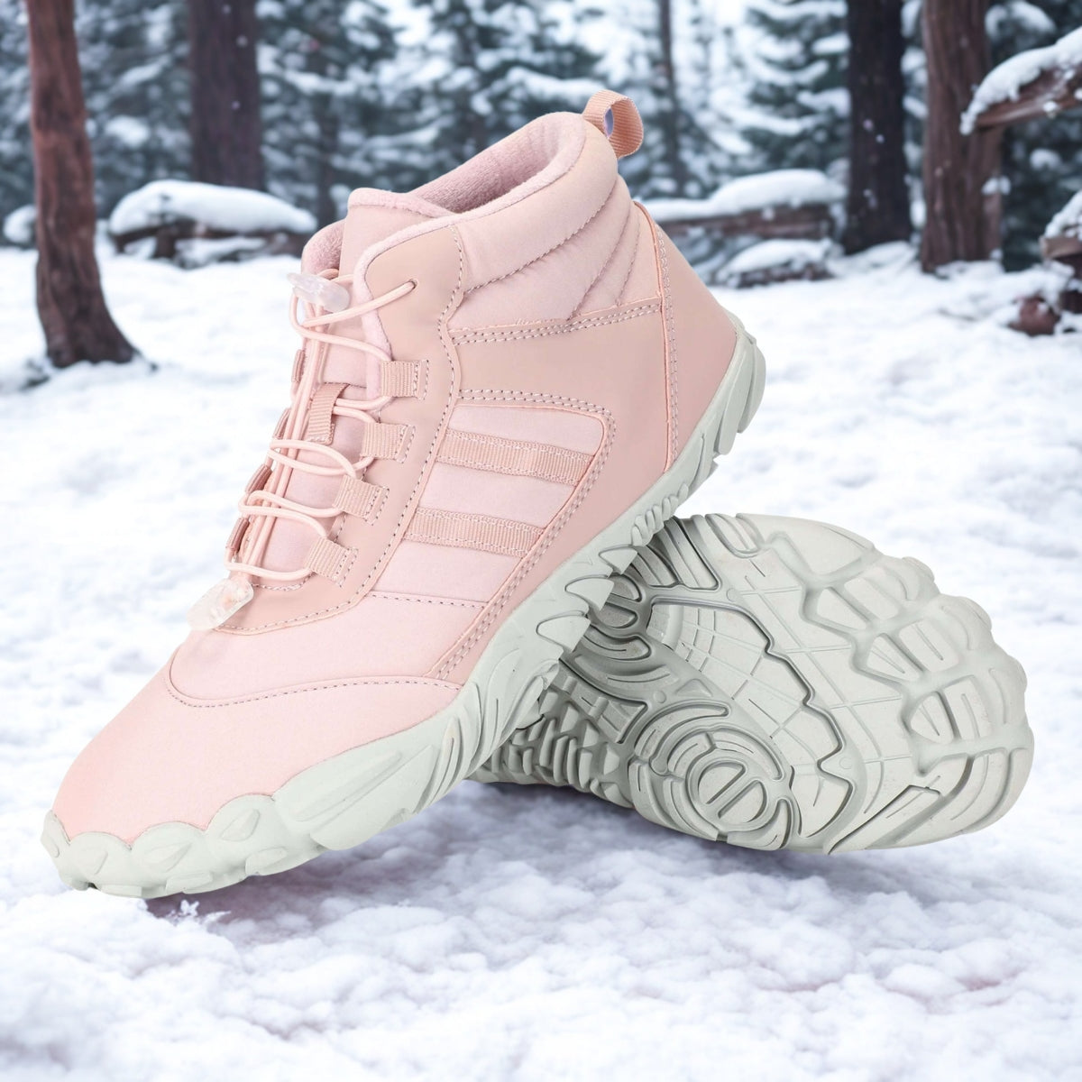 Unisex Winter Boots with Wide Toe & Arch Support | Waterproof Boots