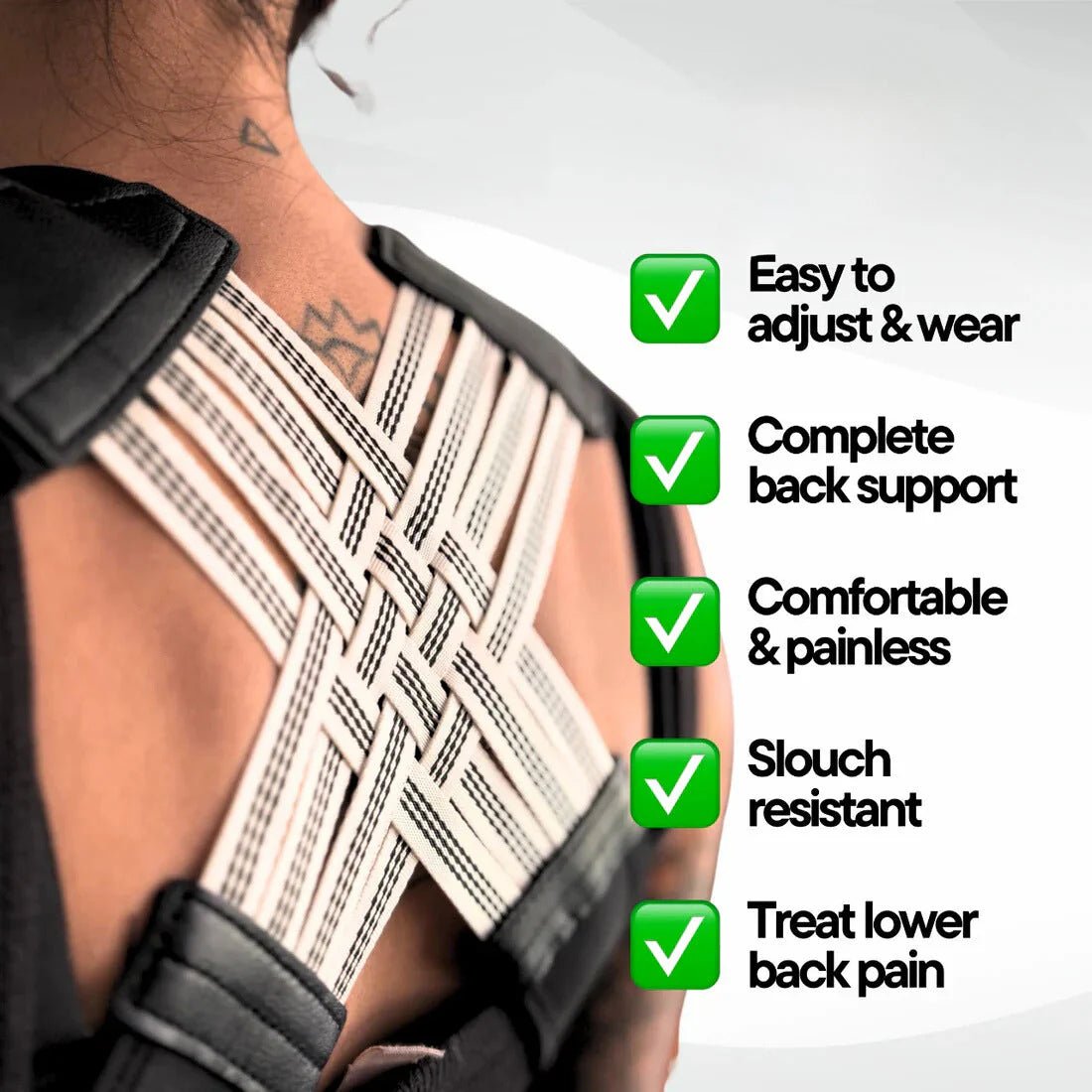 HUMTTO Back Support Belt & Posture Corrector – Instant Relief from Sciatica Pain - Humtto UK