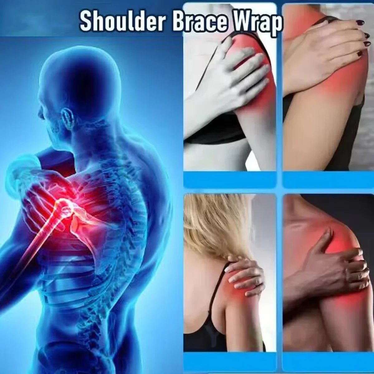 HUMTTO Back & Shoulder Brace for Joint Pain Relief & Posture Support - Humtto UK