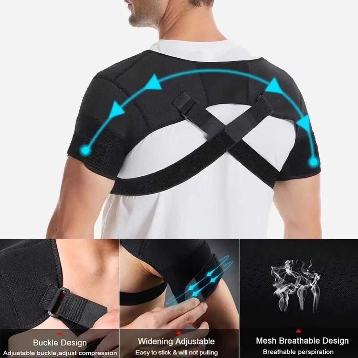 HUMTTO Back & Shoulder Brace for Joint Pain Relief & Posture Support - Humtto UK