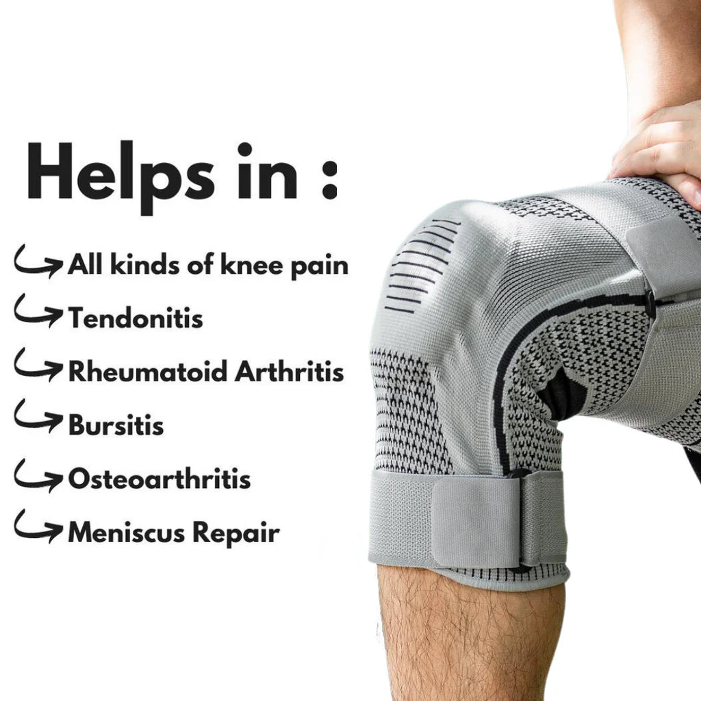 Humtto Pro Adjustable Compression Knee Patellar Pad Tendon Support Sleeve - Humtto UK
