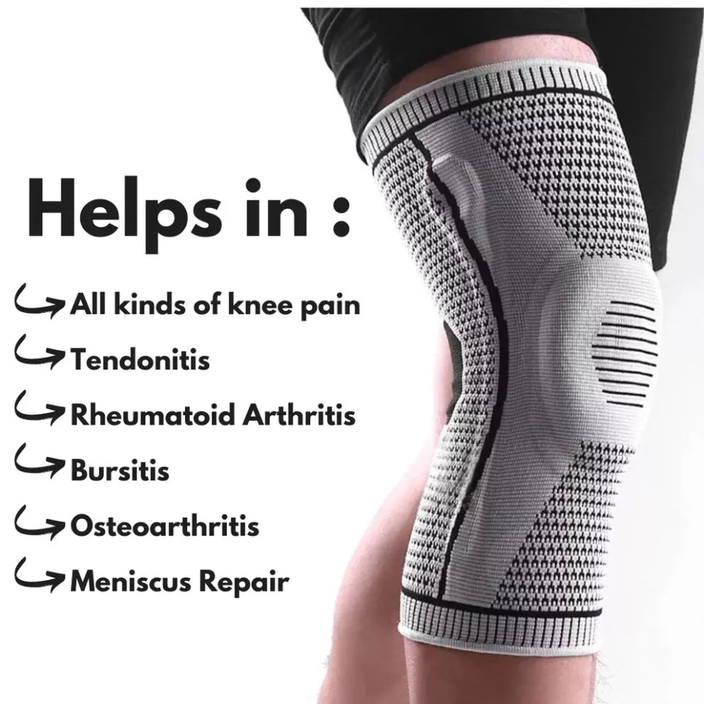 Humtto Adjustable Compression Knee Patellar Pad Tendon Support Sleeve - Humtto UK