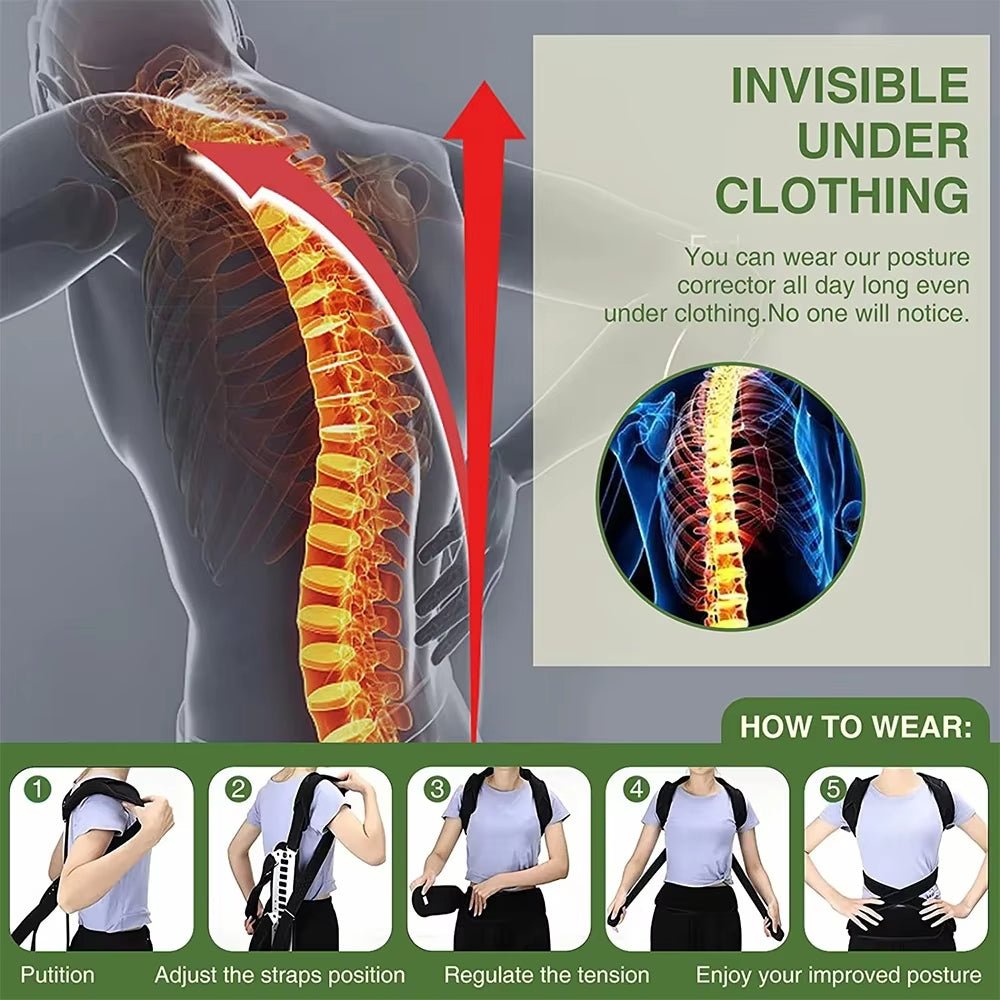 Humtto Back Brace – Professional - Grade Posture Corrector for Pain Relief - Humtto UK