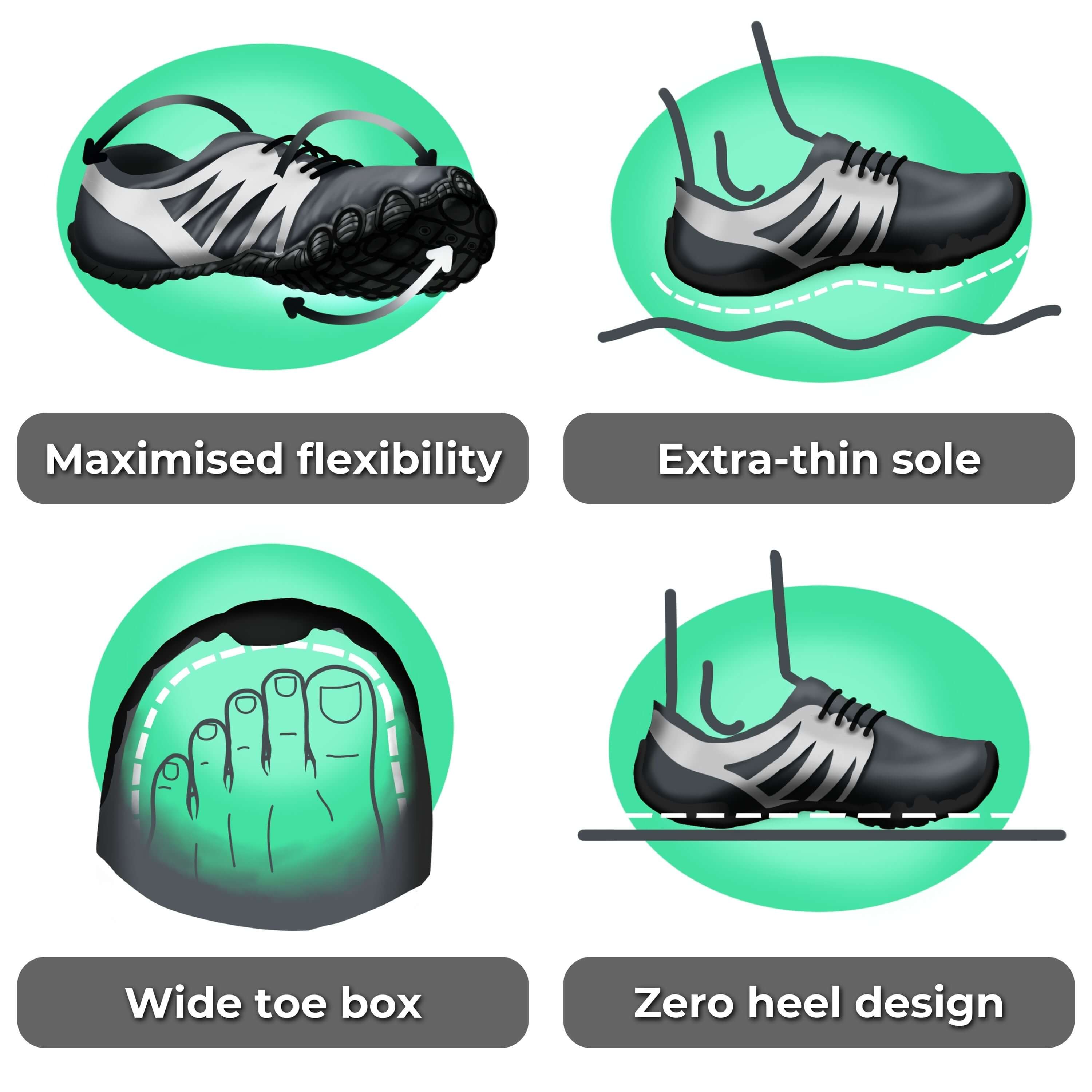 Humtto Expert Max Unisex Barefoot Shoe: Great Value, Flexible Comfort