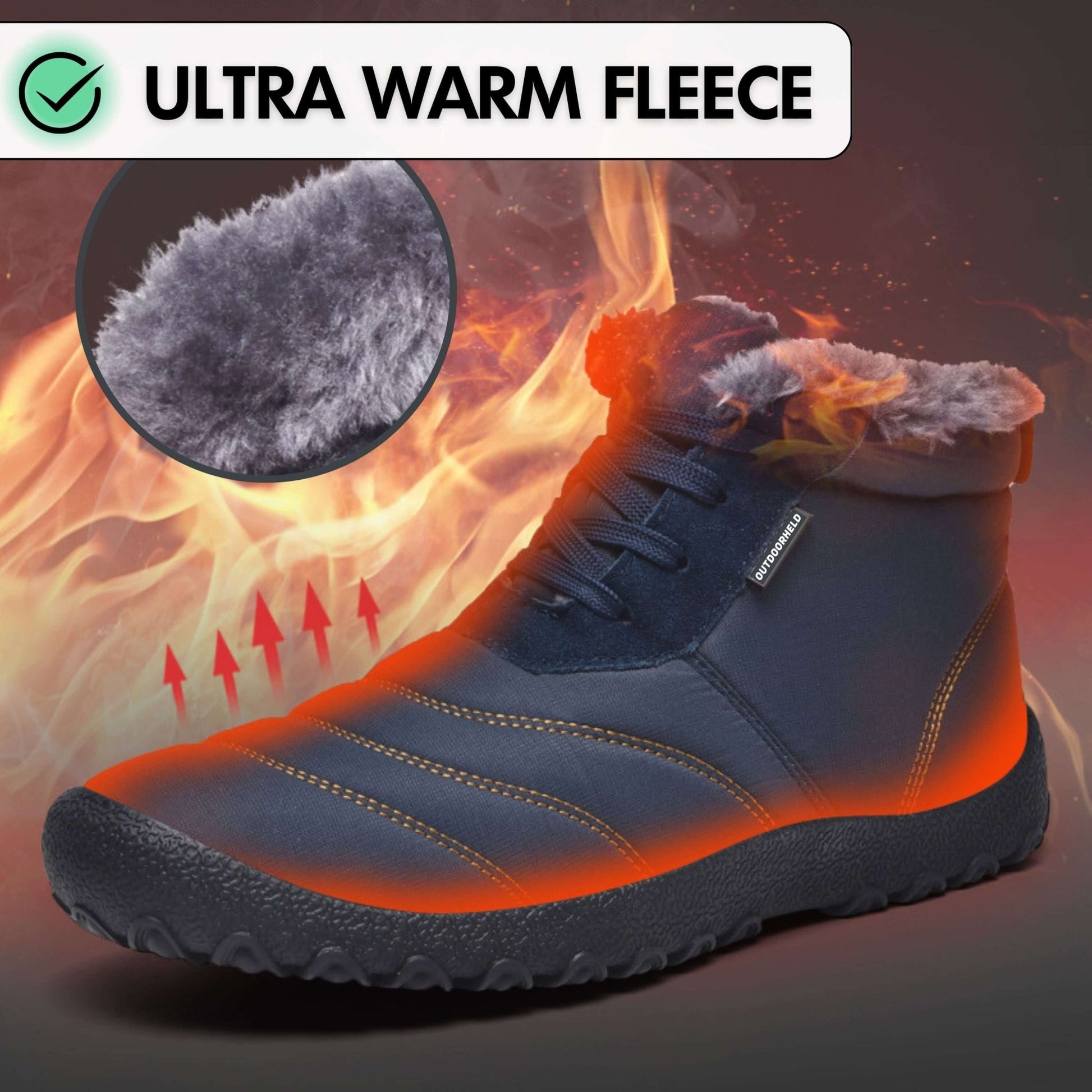 Winter Pro 2.0 - Water - Resistant Barefoot Shoes - Humtto UK