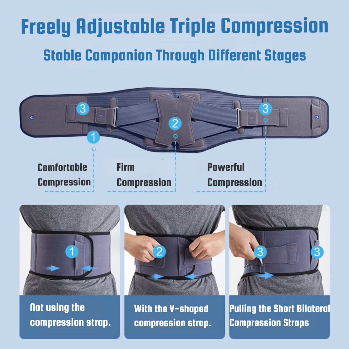 Humtto Ergonomic Back/Lumbar Support Belt – Adjustable Lumbar Brace for Disc Pain & Long Sitting