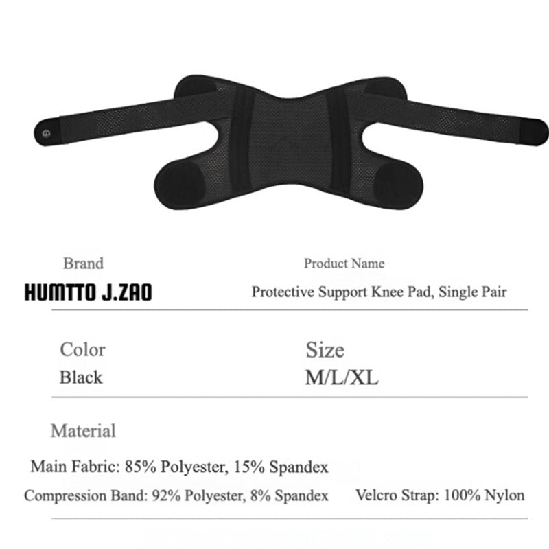 HUMTTO Breathable Dual - Strap Knee Support Brace - 1 Piece - Humtto UK
