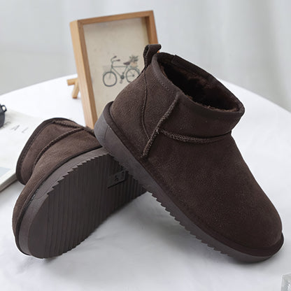 Womens Ultra Mini Winter Boots with Arch Support | Suede Ankle Booties