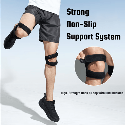 Humtto Dual Strap Knee Brace – Patella & Meniscus Support for Sports - Humtto UK