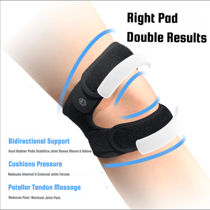 Humtto Dual Strap Knee Brace – Patella & Meniscus Support for Sports - Humtto UK