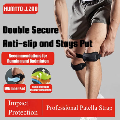 Humtto Leather Knee Strap Set – Pain Relief & Stability - Humtto UK