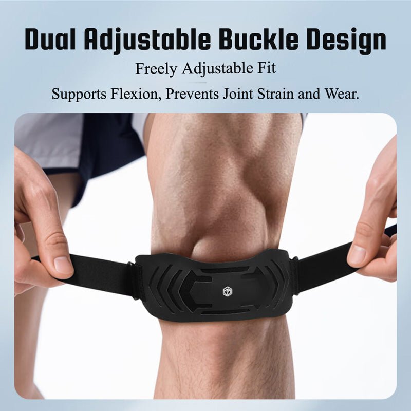 Humtto Leather Knee Strap Set – Pain Relief & Stability - Humtto UK