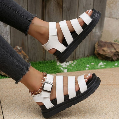 Women’s Orthopaedic Chunky Gladiator Walking Sandals with Arch Support