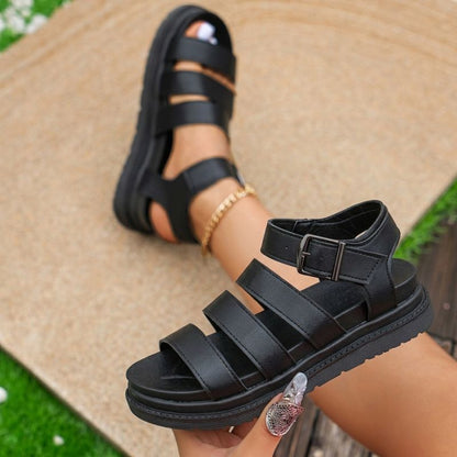 Women’s Orthopaedic Chunky Gladiator Walking Sandals with Arch Support