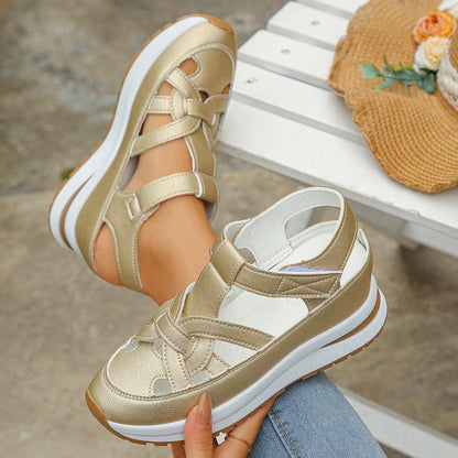 Women's Wide Fit Orthopaedic Comfort Walking Sandals with Arch Support