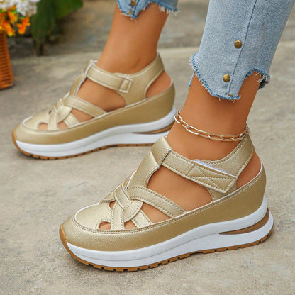 Women's Wide Fit Orthopaedic Comfort Walking Sandals with Arch Support