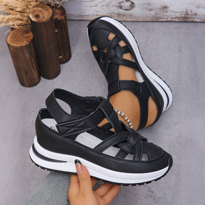 Women's Wide Fit Orthopaedic Comfort Walking Sandals with Arch Support