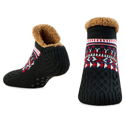 Unisex Ultra Warm Slipper Socks with Grippers – Non-Slip Fleece Lining