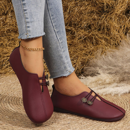 Women's wide fit, cushioned comfort loafers