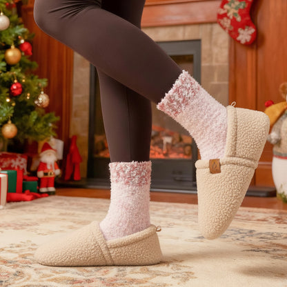 Women’s Orthopedic Warm Shearling Slippers | Wide Fit Arch Support