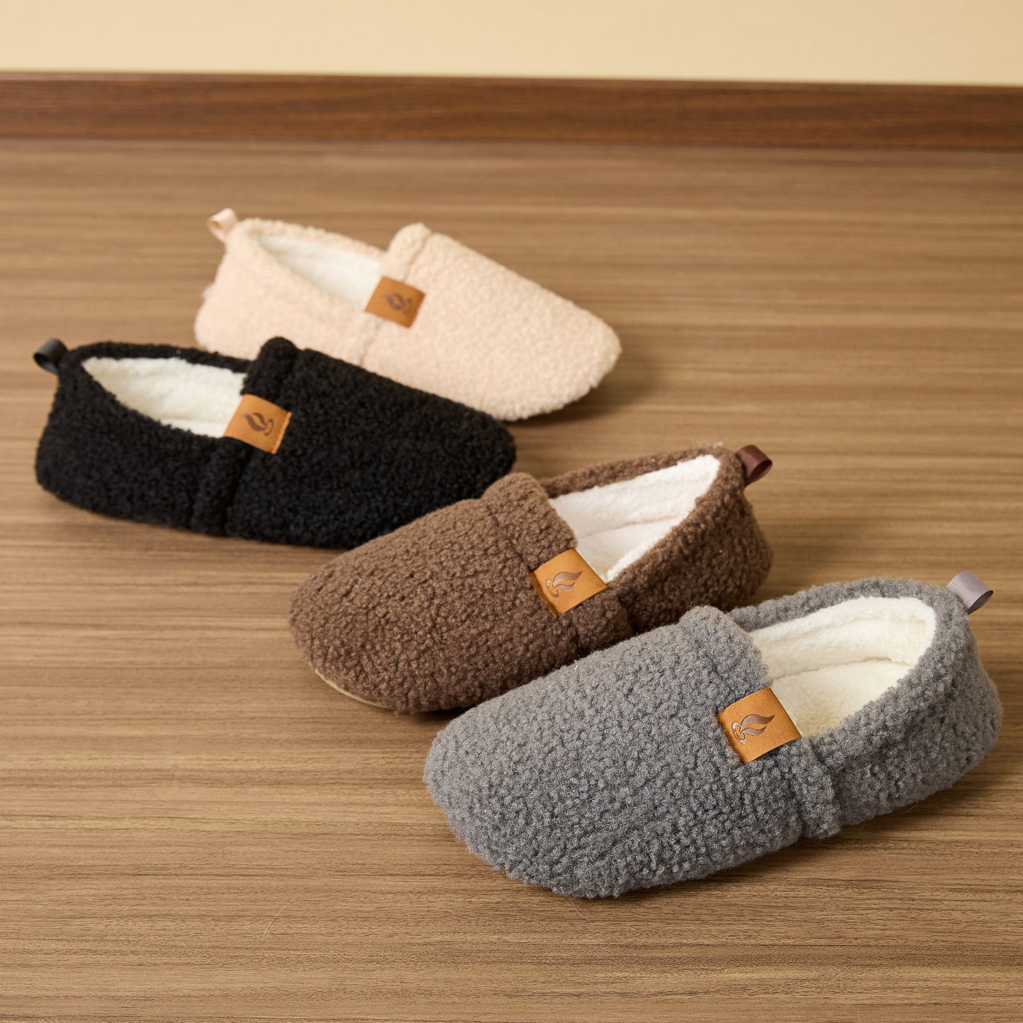 Women’s Orthopedic Warm Shearling Slippers | Wide Fit Arch Support