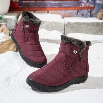 Women’s Waterproof Warm Walking Boots – Anti-Slip & Lightweight