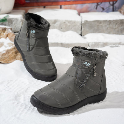 Women’s Waterproof Warm Walking Boots – Anti-Slip & Lightweight