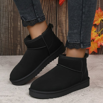 Women's Ultra Mini Winter Boots with Arch Support | Suede Ankle Booties
