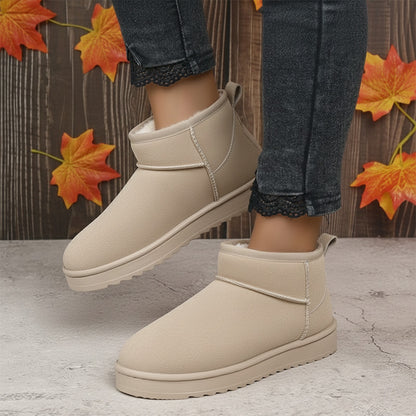 Women's Ultra Mini Winter Boots with Arch Support | Suede Ankle Booties