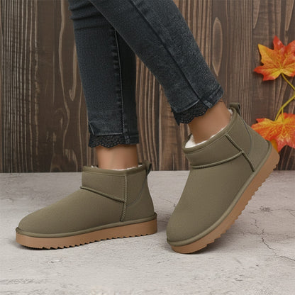 Women's Ultra Mini Winter Boots with Arch Support | Suede Ankle Booties