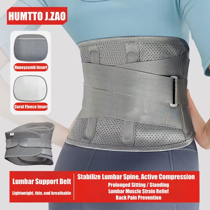 Humtto All - in - One Back Support Belt – For Fitness, Posture & Lumbar Pain Relief — Helps Relieve Sciatica and Support Everyday Comfort - Humtto UK